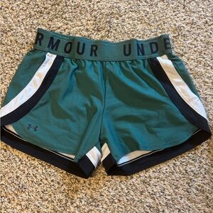 Under Armour Women's Green Athletic Shorts